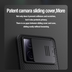 Чехол усиленный с защитной шторкой для камеры от Nillkin на Xiaomi 13T, 13T Pro и Redmi K60 Ultra, серия CamShield Pro Case
