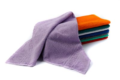 Полотенце махровое Бухара 380г/м2 насыщенная сирень