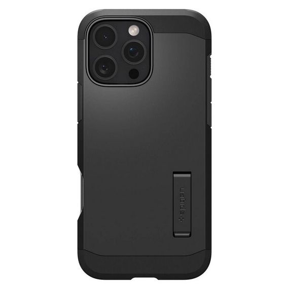 Чехол Spigen Tough Armor для iPhone 16 Pro (ACS08146) Black / Черный