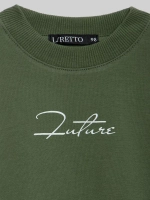 Зеленый костюм для мальчика в школу