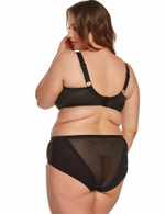 Бюстгальтер Sonia с чашками +size на тонком поролоне (Размер: 105G) (Цвет: черный)