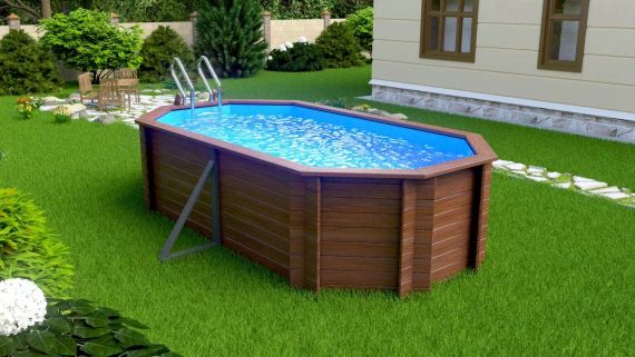 Морозоустойчивый сборный бассейн 500 х 250 см &quot;Баргузин&quot; овальный