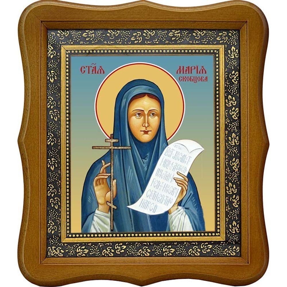 Мария Парижская (Скобцова) мученица. Икона на холсте.