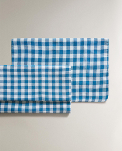 Комплект постельного белья Zara Home, 75х100 см, хлопок 100%, в клетку, 1660/499