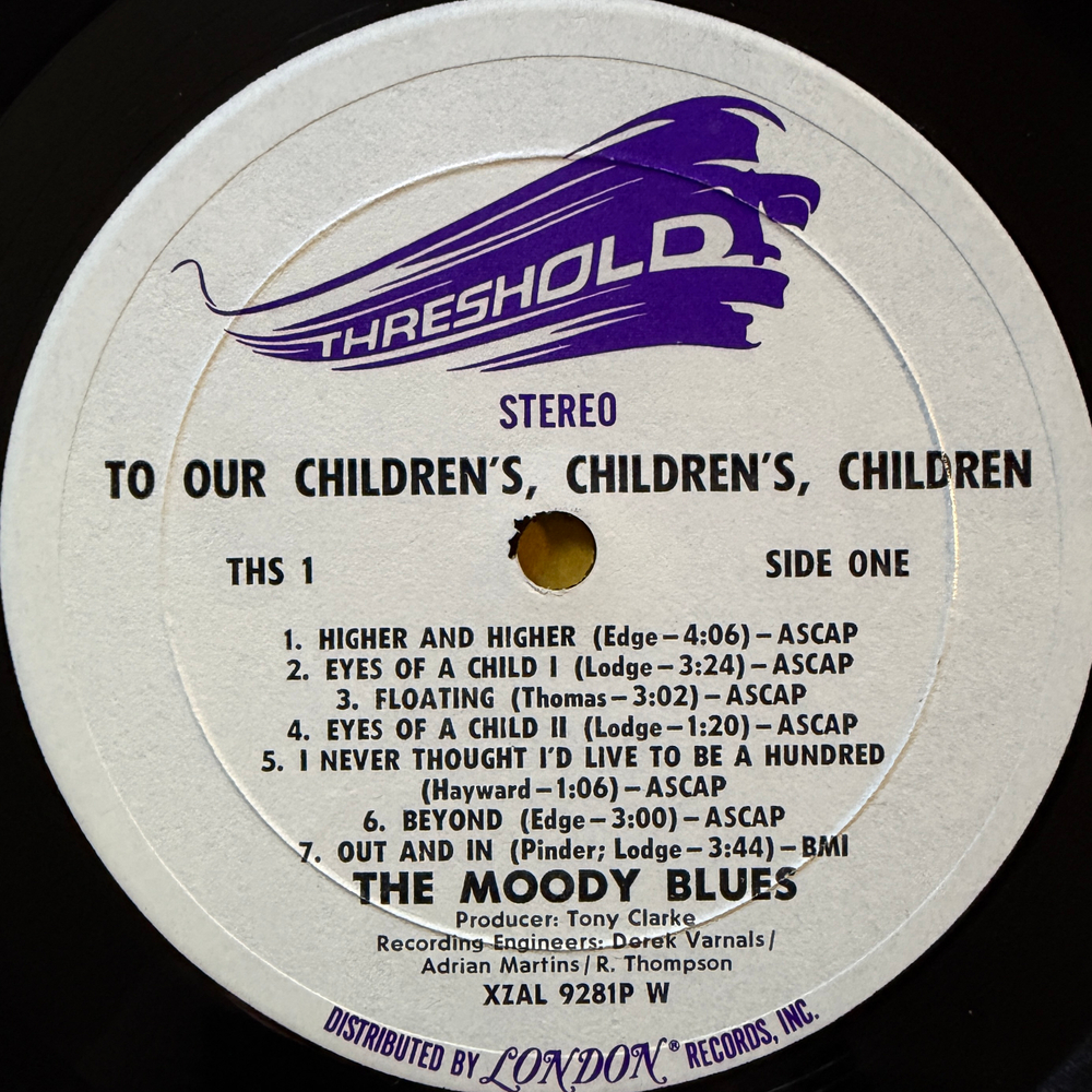 The Moody Blues ‎– To Our Children's Children's Children (США 1969г.) Т