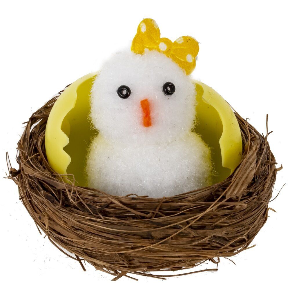 GAEM Набор из 2-х изделий декоративных "Гнездо пасхальное" (6*4,5), L11,5 W6,5 H6 см