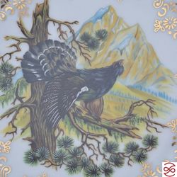 Набор тарелок Repast Охота зеленая Мария-тереза 19 см 6 шт