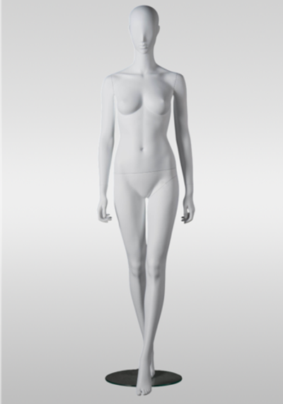 Женский абстрактный манекен Flora-8/Белый матовый