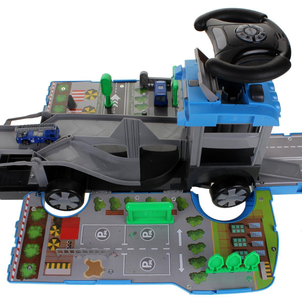 Парковка "Пропускной пункт" (52х19х36) (бат.3*AA не в комплекте ) в коробка