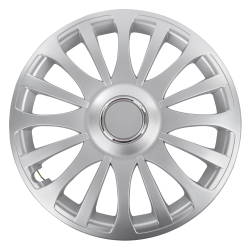 Колпаки R15 Sapphire 4шт (серебристые) ABS-пластик ARNEZI A0702034