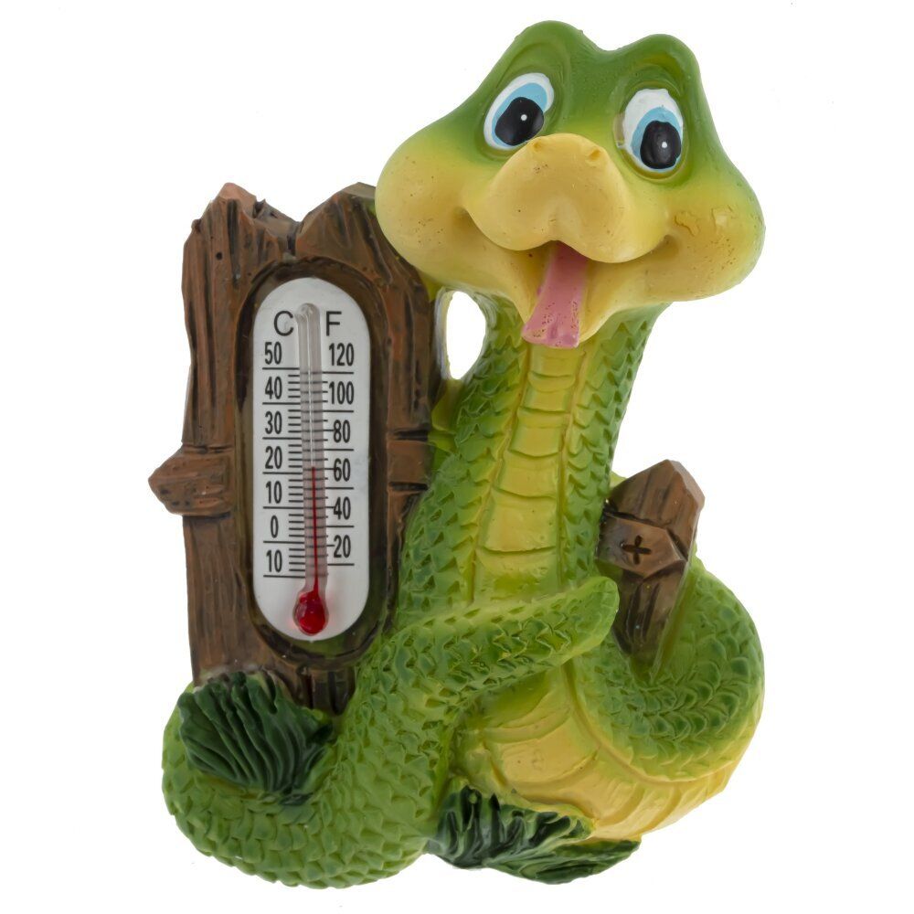 GAEM Магнит с термометром "Змея", L5 W2,5 H7 см, 6в.