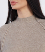 Хлопковый свитер Beatrice B - песочный(22FA8284CORE)