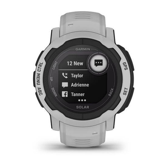 Спортивные прочные часы Garmin Instinct 2, Solar, Mist Gray, 010-02627-01
