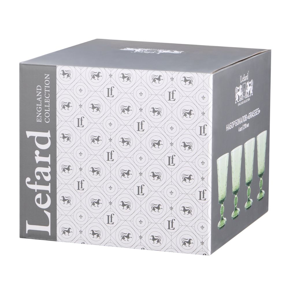 НАБОР БОКАЛОВ ИЗ 4 ШТ. "GRASSES" 270 МЛ/16 СМ