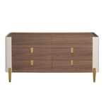 Сервант Angel Cerda 7185 из ореха и серого дерева