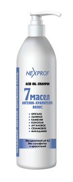 Nexxt Professional Craft Шампунь бесщелочной : 7 масел  ) без сульфатов и красителей) 1000мл