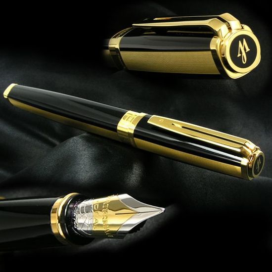 Перьевая ручка Waterman Exception, цвет: Night&Day Gold GT S0636880