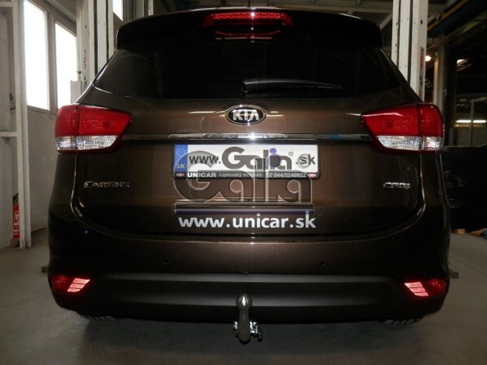 Фаркоп оцинкованный Galia K038A для Kia Carens 2013-(паспорт и сертификат в комплекте)(без электрики)