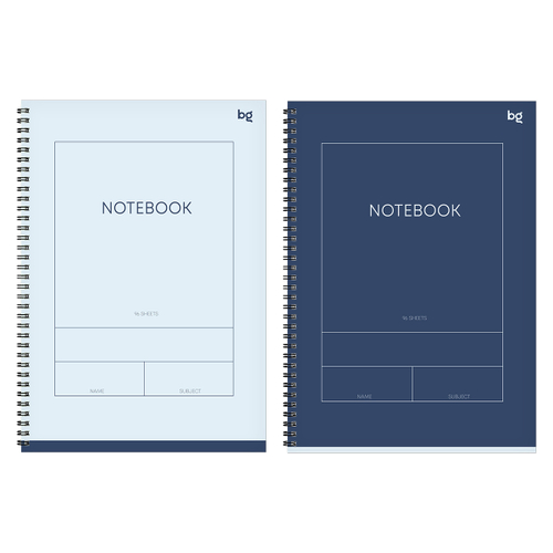 Тетрадь 96л., А4, клетка, на гребне BG "Mono style"