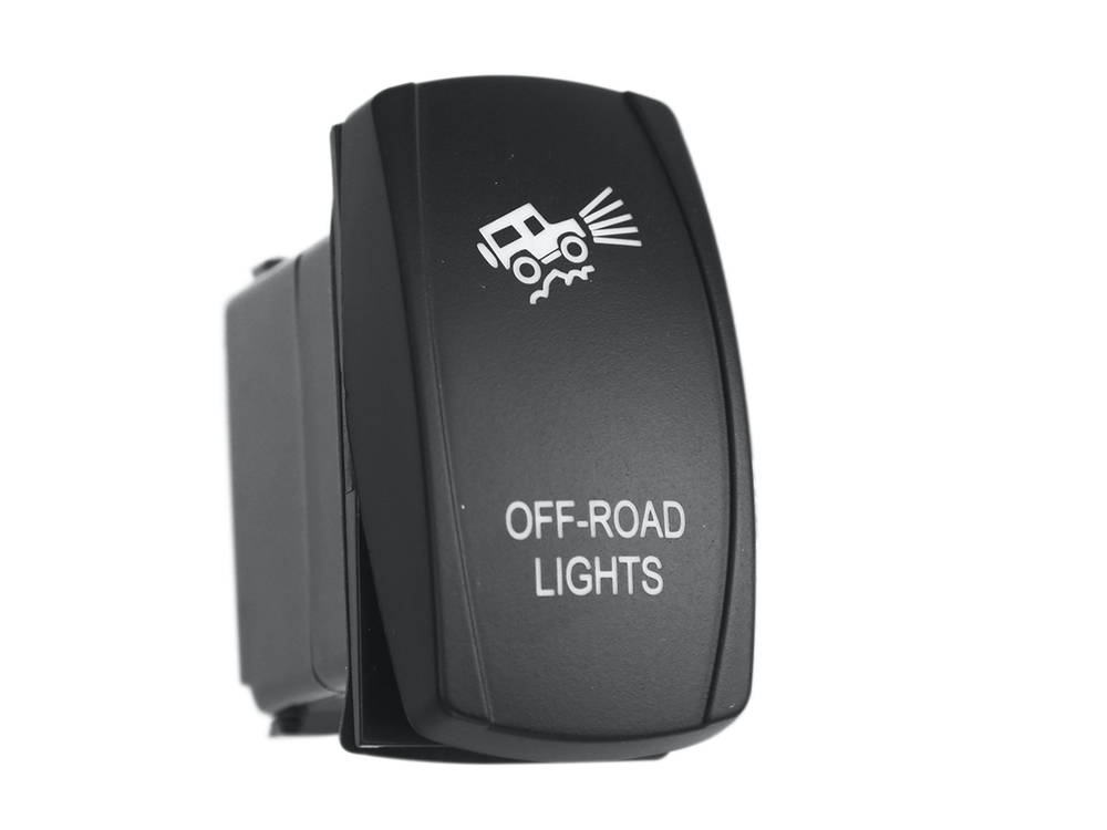 Переключатель ВКЛ/ВЫКЛ, белый, OFF-ROAD LIGHTS