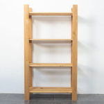 Стеллаж деревянный Альберт 116 см, без отделки