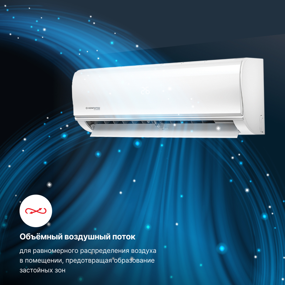 Настенная сплит-система Kentatsu YUKI Inverter KSGYK26HZRN1/KSRYK26HZRN1