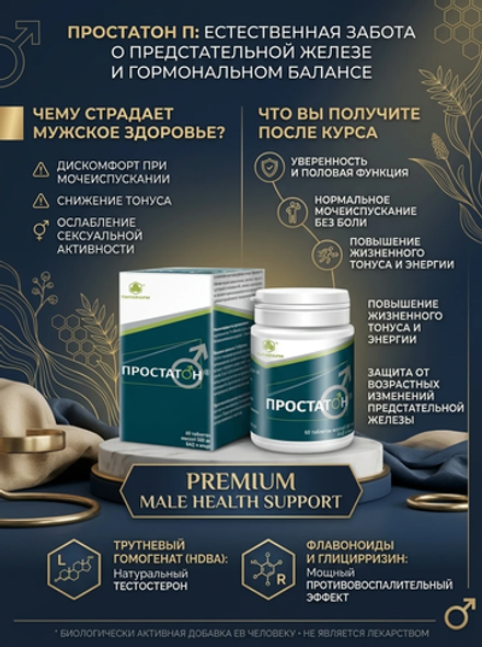 Простатон П 60 для здоровья простаты