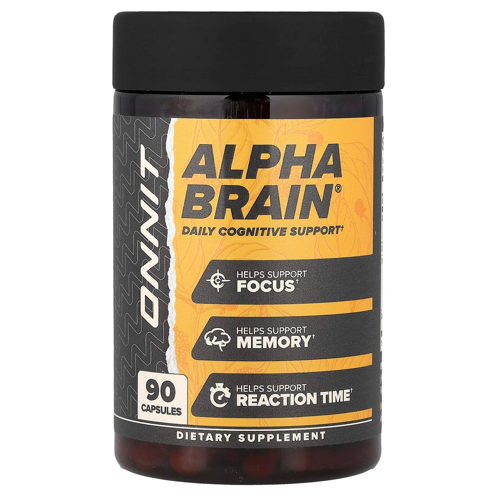 Onnit, Alpha Brain®, 90 капсул