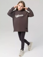 Спортивный костюм для девочки на весну с леггинсами