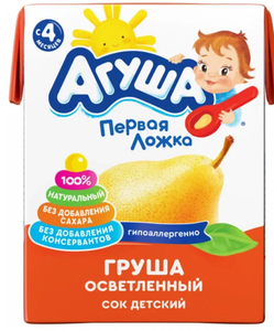СОК АГУША ГРУША 200МЛ