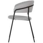 Стул Turin серый с чёрными ножками