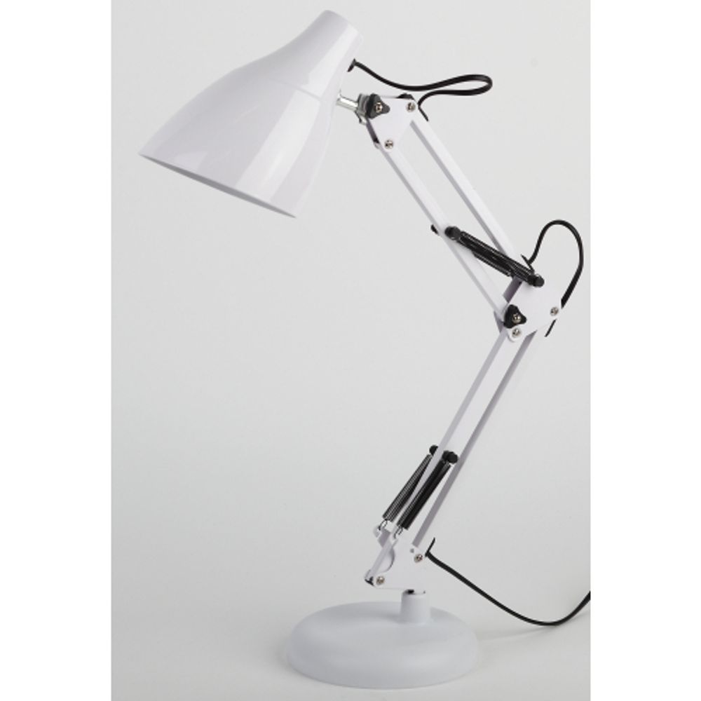 Настольный светильник ЭРА N-123-Е27-40W-W белый