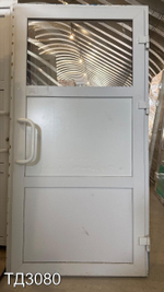 Дверь пластиковая входная Б/У 2040(в) x 1040(ш)