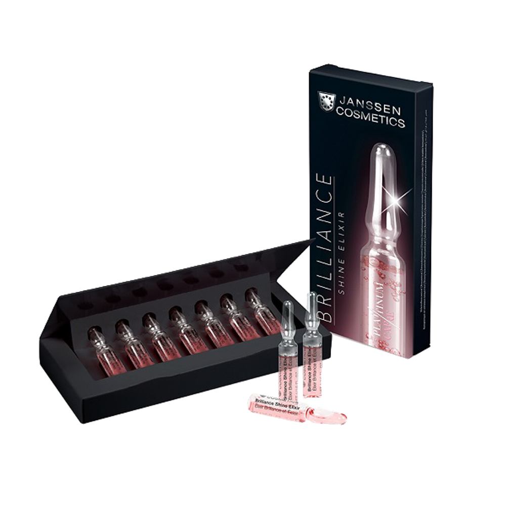 Эликсир для сияния кожи Brilliance Shine Elixir, Platinum Care, Janssen Cosmetics, 7 х 2 мл