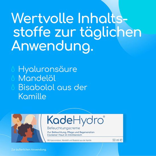 Крем KadeHydro – увлажнение, уход и восстановление кожи внешней интимной зоны