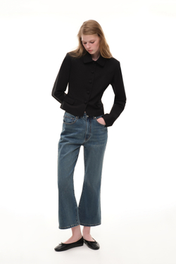 Джинсы укороченные (Brigitte), синие