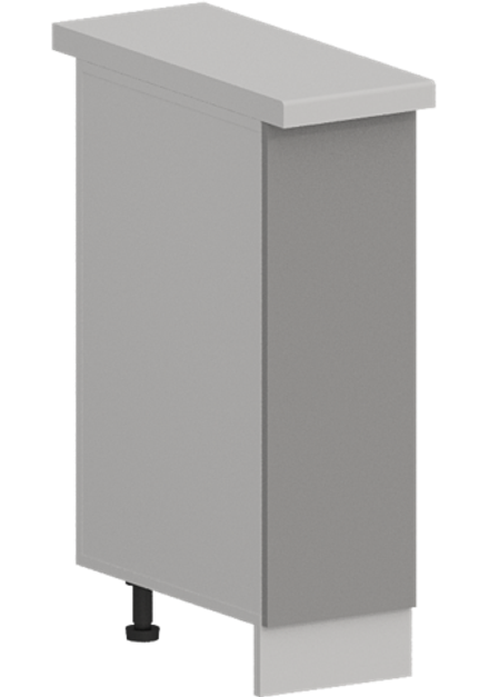 Кухня Модуль ШН 250 Белый / Лайт Грей