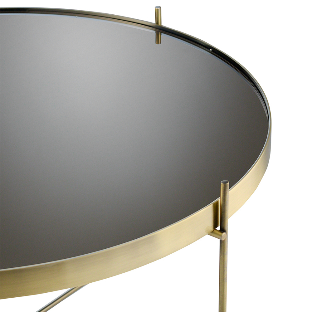 Стол Berg Josen 84.8см коричневый/бронзовый