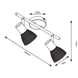 Спот Arte Lamp A5062AP-2AB