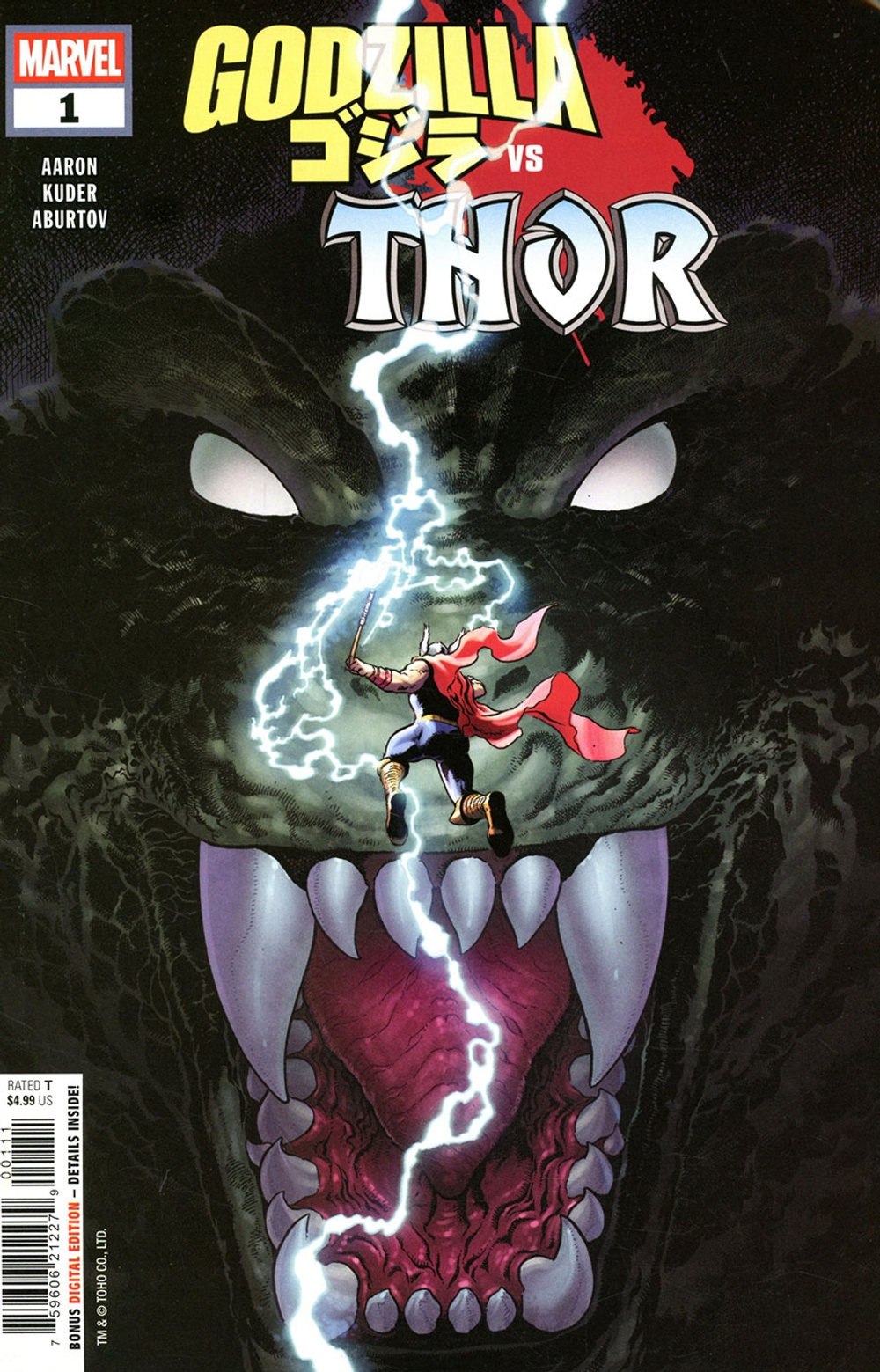Godzilla vs Thor #1 (One Shot) Cover A Regular Mark Brooks Cover