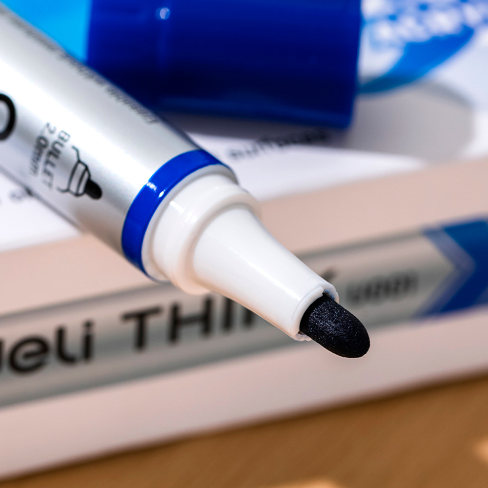 Маркер для доски DELI "Think" EU00130, синий