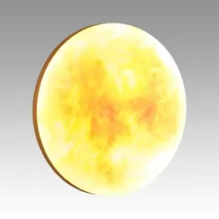 7726/DL PALE SN 115 Светильник пластик/мульти LED 48Вт 3000-6000К D375 IP43 пульт ДУ SUN