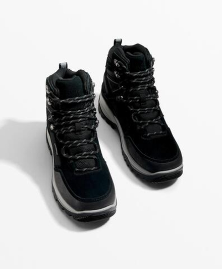 OYSHO Высокие горные ботинки, черный