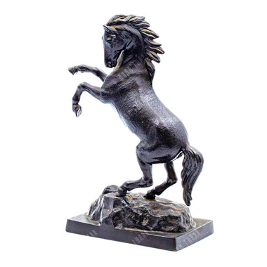 Конь, вставший на дыбы. Касли. 1987. Чугунное литьё. Высота - 22 см