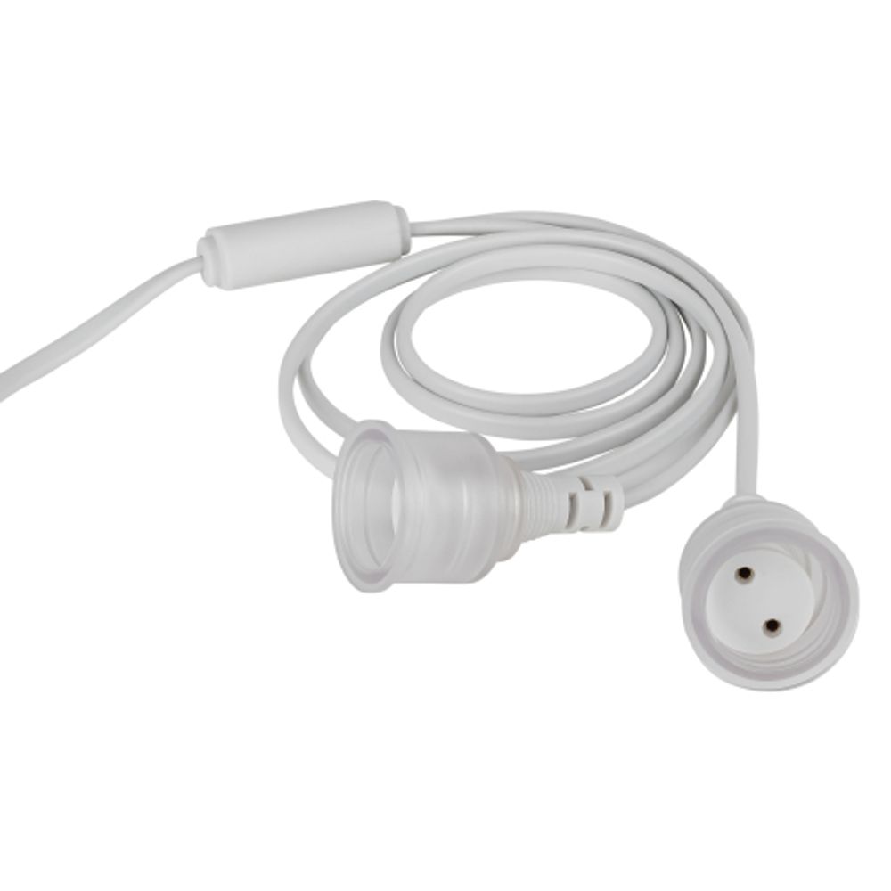 Патрон ЭРА FITO-Holder G13 IP65 mах Т8 для ламп FITO до 1200 мм 2хG13 с выключателем, вилкой 1.5 м