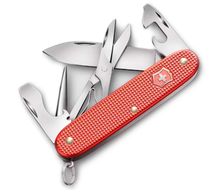 Нож перочинный Victorinox Pioneer X Alox LE 2025 Stone Red , 93 мм, 9 функций, красный, подарочная к