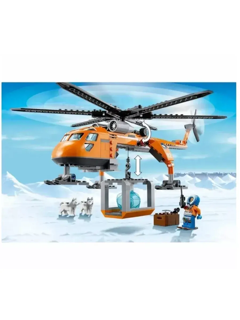 Конструктор Сити Арктический вертолёт 273 детали