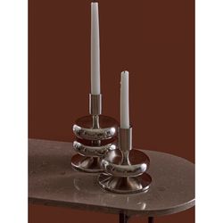 Подсвечник Stone, 13 см, серебристый