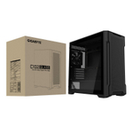 Корпус Gigabyte C102G Glass MidTower, mATX, Black