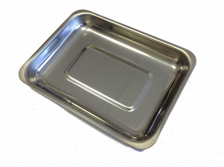 Лоток прямоугольный ЛМПр - "МЕДИКОН", 260х180х30 ( AISI 430 (08Х17Т) ) (V=1 л.)